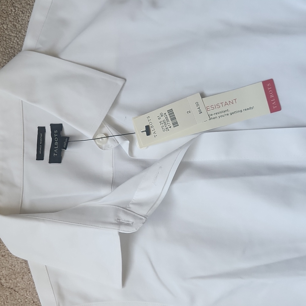 Sleeveless Talbots Button Down Shirt - Picture 2 of 4